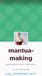 Mobile Screenshot of mantuamaker.tumblr.com