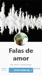 Mobile Screenshot of falas-de-amor.tumblr.com