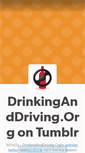 Mobile Screenshot of drinkinganddrivingdotorg.tumblr.com