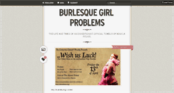 Desktop Screenshot of burlesquegirlproblems.tumblr.com