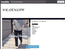 Tablet Screenshot of iloveyolatengo.tumblr.com