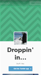 Mobile Screenshot of droppinin.tumblr.com