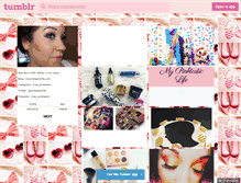 Tablet Screenshot of mypinktasticlife.tumblr.com