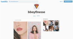 Desktop Screenshot of bboyfinesse.tumblr.com
