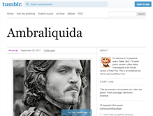 Tablet Screenshot of ambraliquida.tumblr.com
