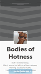 Mobile Screenshot of bodies-of-hotness.tumblr.com