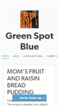 Mobile Screenshot of greenspotblue.tumblr.com