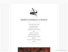 Tablet Screenshot of dominustenebraeluciferum.tumblr.com