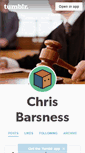 Mobile Screenshot of chrisbarsness.tumblr.com