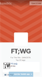 Mobile Screenshot of ftwg.tumblr.com