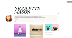 Desktop Screenshot of nicolettemason.tumblr.com