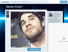 Tablet Screenshot of darrencrissmyheartandsoul.tumblr.com