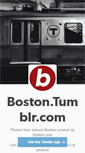 Mobile Screenshot of boston.tumblr.com