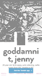 Mobile Screenshot of goddamnitjenny.tumblr.com