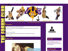 Tablet Screenshot of lakersclubhouse.tumblr.com