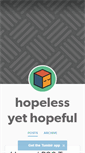 Mobile Screenshot of hopelessyethopeful.tumblr.com