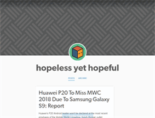 Tablet Screenshot of hopelessyethopeful.tumblr.com