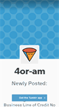 Mobile Screenshot of 4or-am.tumblr.com