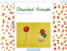 Tablet Screenshot of chanclasfriends.tumblr.com