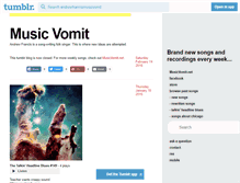 Tablet Screenshot of andrewfrancismusicvomit.tumblr.com