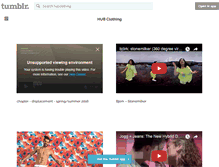 Tablet Screenshot of hubclothing.tumblr.com