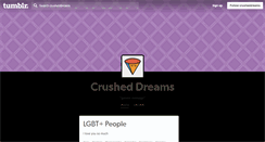 Desktop Screenshot of crusheddreams.tumblr.com