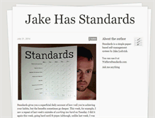 Tablet Screenshot of jakehasstandards.tumblr.com