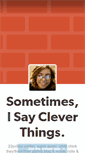 Mobile Screenshot of insertwittyremarkhere.tumblr.com