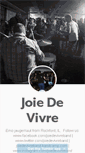 Mobile Screenshot of joiedevivreband.tumblr.com