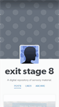 Mobile Screenshot of exitstage8.tumblr.com