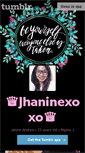 Mobile Screenshot of jhaninexoxo.tumblr.com