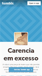 Mobile Screenshot of carencia-em-excesso.tumblr.com