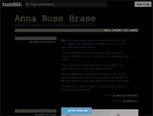 Tablet Screenshot of annarosebrase.tumblr.com