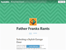 Tablet Screenshot of fatherfranksrants.tumblr.com