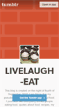Mobile Screenshot of livelaugh-eat.tumblr.com