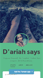 Mobile Screenshot of dariahsays.tumblr.com