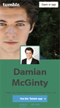 Mobile Screenshot of damianmcginty.tumblr.com