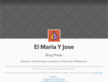 Tablet Screenshot of elmariayjose.tumblr.com