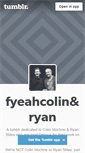 Mobile Screenshot of fyeahcolinandryan.tumblr.com