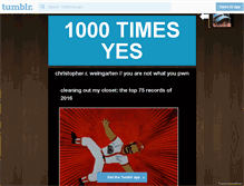 Tablet Screenshot of 1000timesyes.tumblr.com