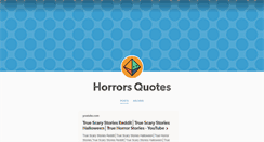 Desktop Screenshot of horrorsquotes.tumblr.com