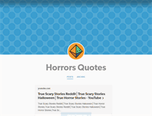 Tablet Screenshot of horrorsquotes.tumblr.com