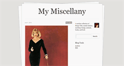 Desktop Screenshot of mymiscellany.tumblr.com