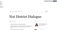 Desktop Screenshot of notdistrictdialogue.tumblr.com