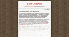 Desktop Screenshot of edenoverdose.tumblr.com