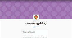 Desktop Screenshot of one-swag-blog.tumblr.com