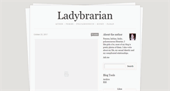 Desktop Screenshot of ladybrarian.tumblr.com