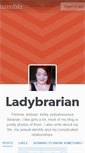 Mobile Screenshot of ladybrarian.tumblr.com