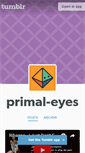 Mobile Screenshot of primal-eyes.tumblr.com