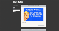 Desktop Screenshot of ihascoffee.tumblr.com